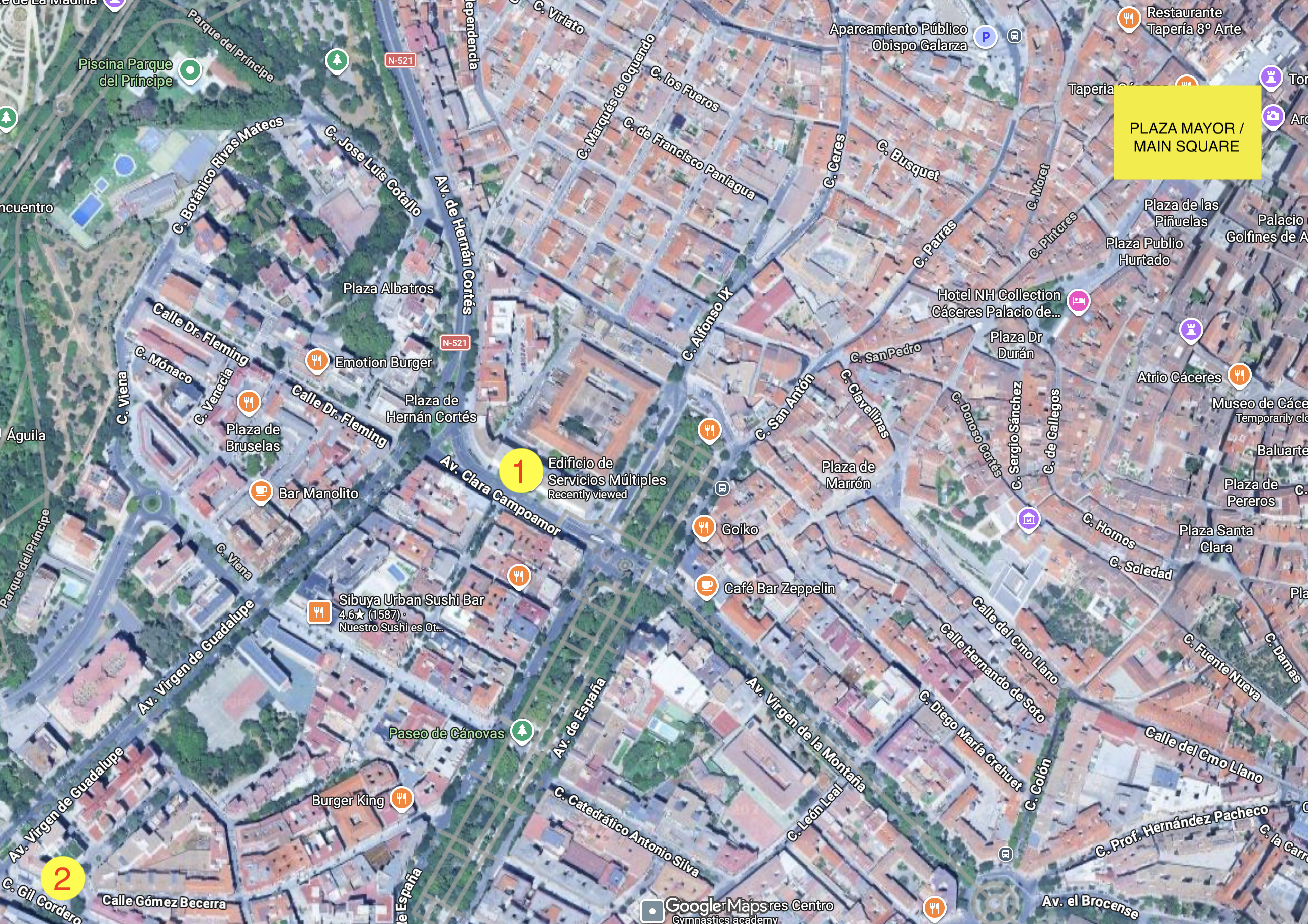 Return bus route
